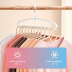 Arenzza multifunctional foldable clothes hanger with 11 holes, designed for versatile household and kitchen organization.