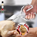 Arenzza heavy-duty kitchen shears with stainless steel blades and ergonomic handles, perfect for household kitchen tasks.