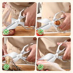 Arenzza heavy-duty kitchen shears with stainless steel blades and ergonomic handles, suitable for various houseware and kitchen tasks.