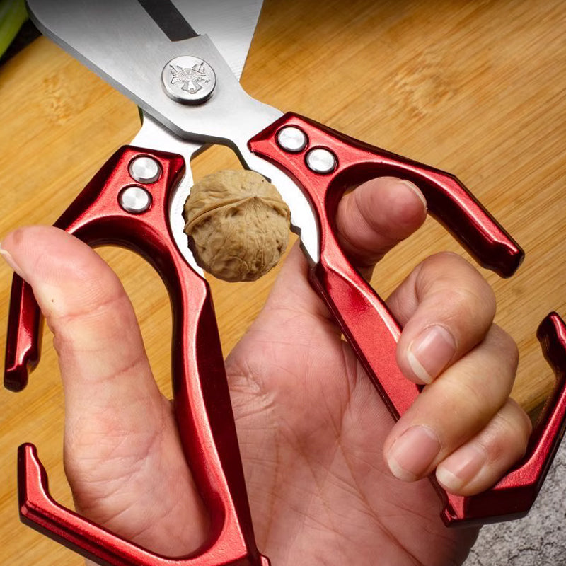 Arenzza multifunctional heavy-duty kitchen shears with ergonomic handles and sharp blades for versatile kitchen tasks.