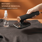 Aarenzza portable mini USB handheld iron for houseware and kitchen, shown in compact design with handle and power cord.