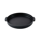 Arenzza collapsible microwave cover with base mat, kitchen houseware for microwave protection, shown in a clean, modern kitchen.