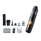 Arenzza 5-in-1 Smart Handheld Vacuum Cleaner Kit for housework and kitchen cleaning, shown with various attachments and accessories.