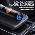 Arenzza 5-in-1 smart handheld vacuum cleaner kit with multiple attachments for home cleaning, shown with accessories and compact design.