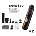 Arenzza 5-in-1 smart handheld vacuum cleaner kit with various attachments, designed for house and kitchen cleaning tasks.