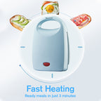 Arenzza compact multi-function sandwich maker with fast heating, featuring a black and stainless steel design for kitchen use.