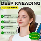 Arenzza multifunctional deep kneading massage pillow with heat, designed for relaxing body massage and pain relief.