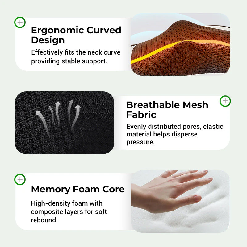 Arenzza multifunctional deep kneading massage pillow with heat therapy, designed for relaxing home and kitchen use.