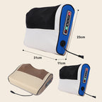 Arenzza multifunctional deep kneading massage pillow with heat, showing its ergonomic design and control panel for relaxing massage therapy.