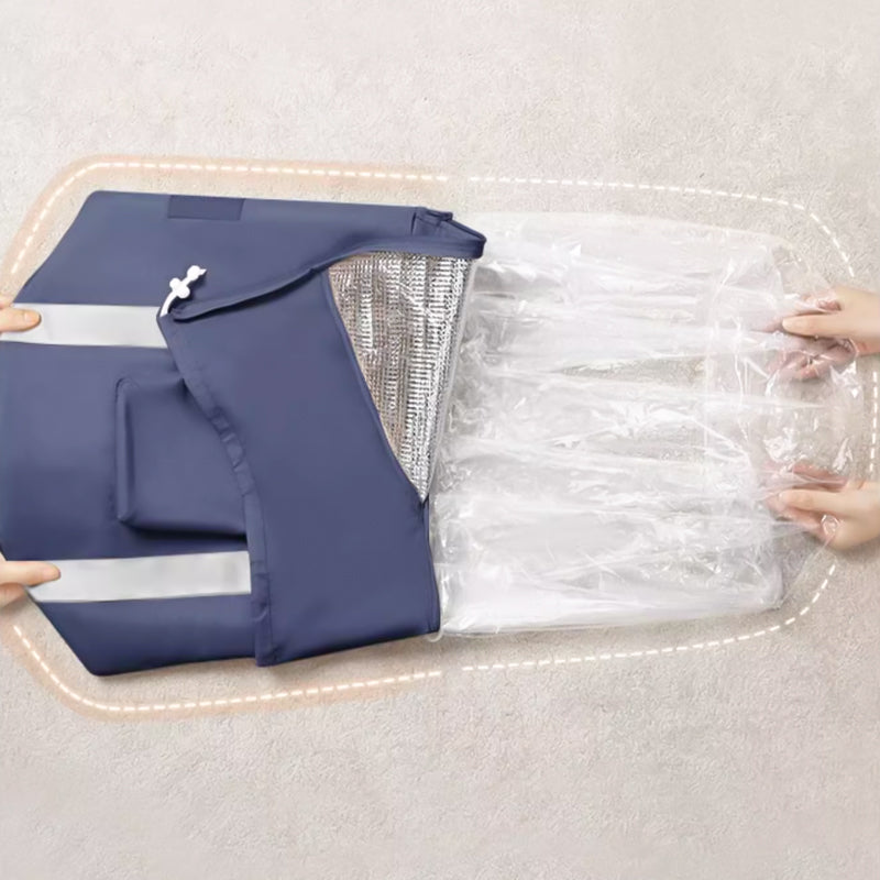 A collapsible Arenzza foot soaking tub for seniors, made of soft, flexible material, shown folded and expanded for easy use.