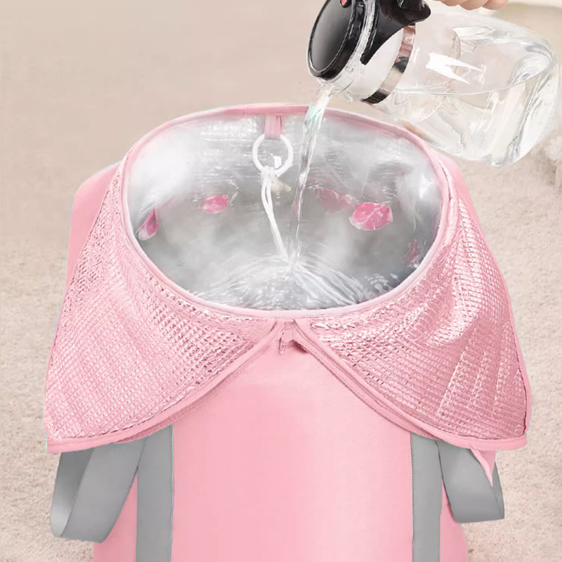 Arenzza collapsible foot soaking tub in a compact, foldable design ideal for seniors, made of durable, lightweight houseware and kitchen material.