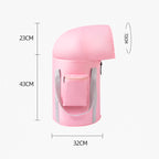Aarenza collapsible foot soaking tub for seniors, made of durable material, shown folded and expanded for easy use and storage.