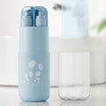 Arenzza portable toiletries storage cup with compartments for organizing travel-sized bathroom essentials.