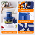 Arenzza transparent electric fruit and vegetable peeler with a sleek design, ideal for quick and easy peeling of produce.