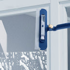 Arenzza window cleaning squeegee for high-rise windows, with a metal handle and rubber blade for streak-free glass cleaning.