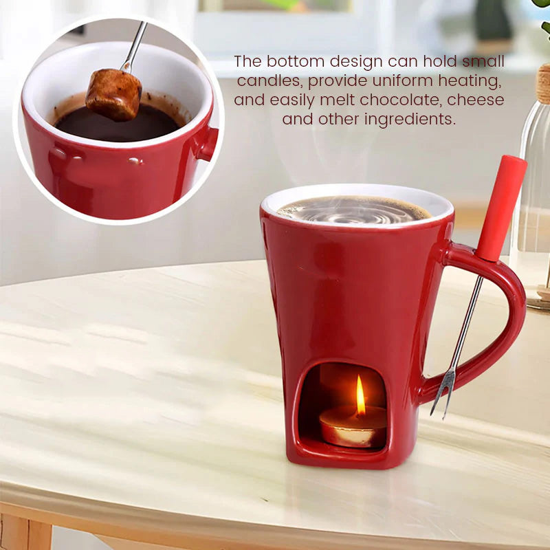 Arenzza chocolate melting cup for kitchen use, designed for melting and pouring chocolate in houseware and kitchen applications.
