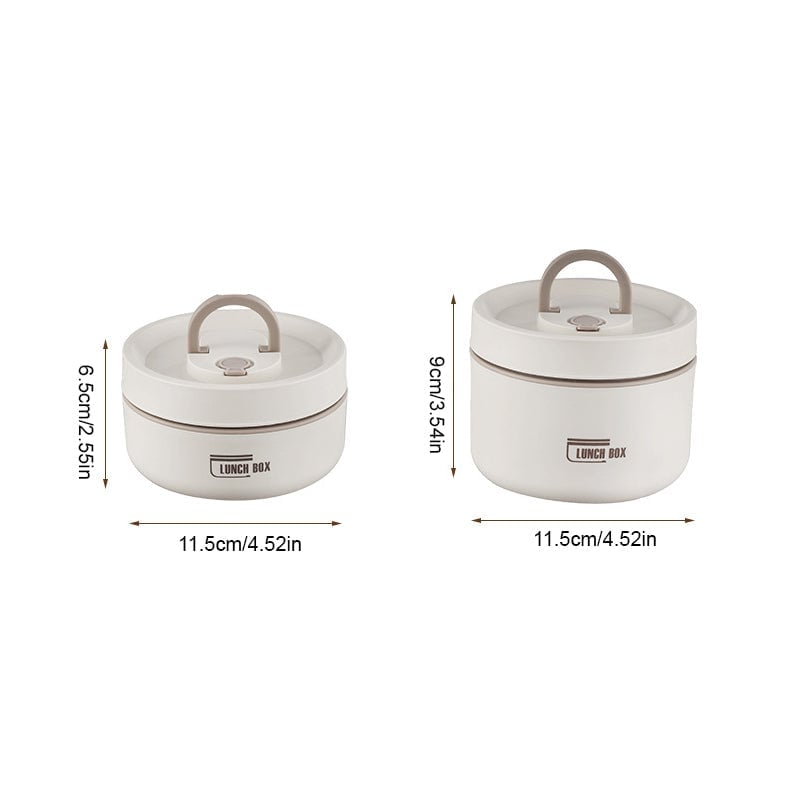Arenzza portable insulated lunch container set with multiple compartments for houseware and kitchen use, ideal for keeping food fresh.