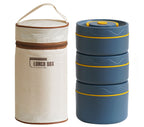Arenzza portable insulated lunch container set with multiple compartments, ideal for keeping food fresh and warm on the go.