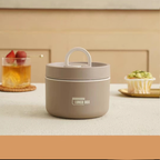 Arenzza portable insulated lunch container set with multiple compartments, designed for keeping food fresh and hot or cold.