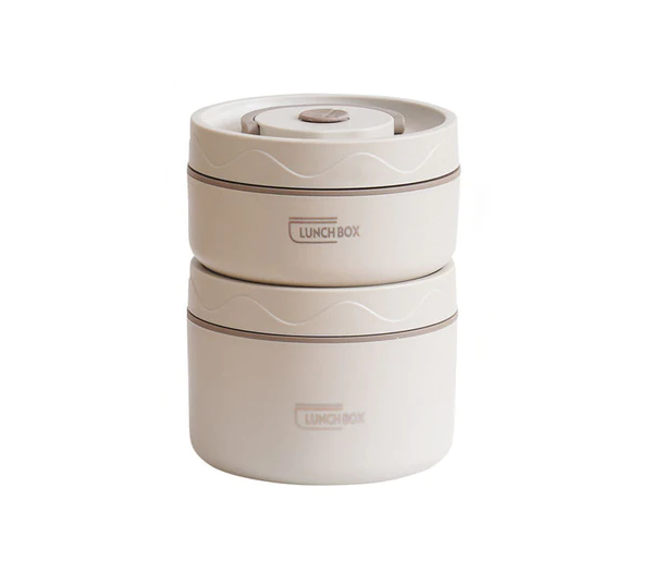 Arenzza portable insulated lunch container set with multiple compartments, perfect for keeping food fresh and hot or cold.