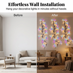 Arenzza Romantic Butterfly Vine LED Lights for houseware and kitchen, featuring butterfly-shaped LED string lights on a decorative vine.