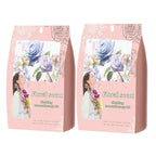 Arenzza floral camphor balls in a bowl, insect repellent and mildew-proof houseware for kitchen and home use.