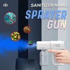 Arenzza 380ml cordless sanitizer nano sprayer gun with ultra-fine mist for home, office, and garden cleaning.