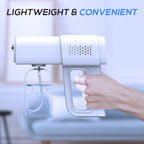 Arenzza 380ml cordless sanitizer nano sprayer gun with ultra-fine mist for home, office, and garden use.