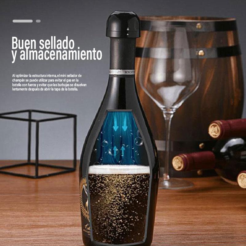 Arenzza silicone wine and champagne bottle seal, festive Christmas-themed kitchen accessory for preserving bottles.