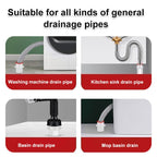 Arenzza drain pipe anti-odor artifact for kitchen and houseware, shown connected to a drain with a clean, modern design.