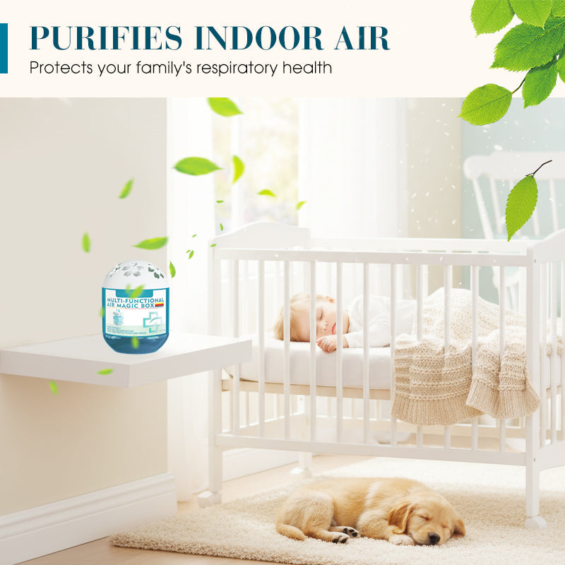 Arenzza indoor air purification magic box for dust removal, designed for houseware and kitchen use, with a sleek, modern appearance.