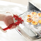 Arenzza multi-purpose anti-scald bowl holder clip for kitchen use, securely holding bowls to prevent spills and burns.