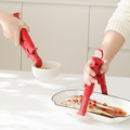 Arenzza anti-scald bowl holder clip in kitchen use, designed to securely grip bowls and prevent accidents during cooking or serving.
