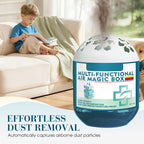 Arenzza indoor air purifier and dust removal magic box for house and kitchen use, compact device with sleek design and air vents.