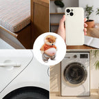 Arenzza 3D cute Shiba Inu self-adhesive door stopper and stress ball, houseware and kitchen accessory with adorable dog design