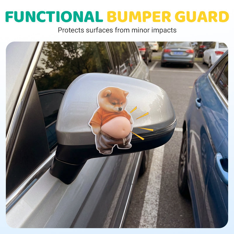 Aarenza 3D Shiba Inu door stopper and stress ball, cute dog design, self-adhesive, houseware and kitchen accessory.