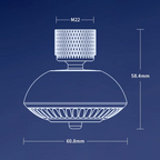 Arenzza 360° Swivel Pressurized Faucet Aerator for kitchen sink, with adjustable spray and water-saving features.