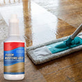 Arenzza Invisible Shield bottle for high-gloss floor renewal in houseware and kitchen, featuring a sleek, clear container with liquid inside.