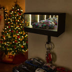 Arenzza Infinity Mirror LED Garage Key Holder with sleek design and illuminated mirror, ideal for organizing keys in houseware.