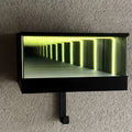 Arenzza Infinity Mirror LED Garage Key Holder in modern houseware with illuminated LED display and sleek design.