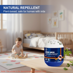 Arenzza plant-based indoor mouse repellent gel in a container, designed for houseware and kitchen use to deter mice naturally.