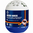 Arenzza plant-based indoor mouse repellent gel in a small container, designed to keep mice away from homes and kitchens.