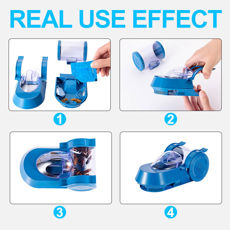 Aarenza household cockroach trap with enclosed design and bait, designed for kitchen pest control in a houseware and kitchen setting.