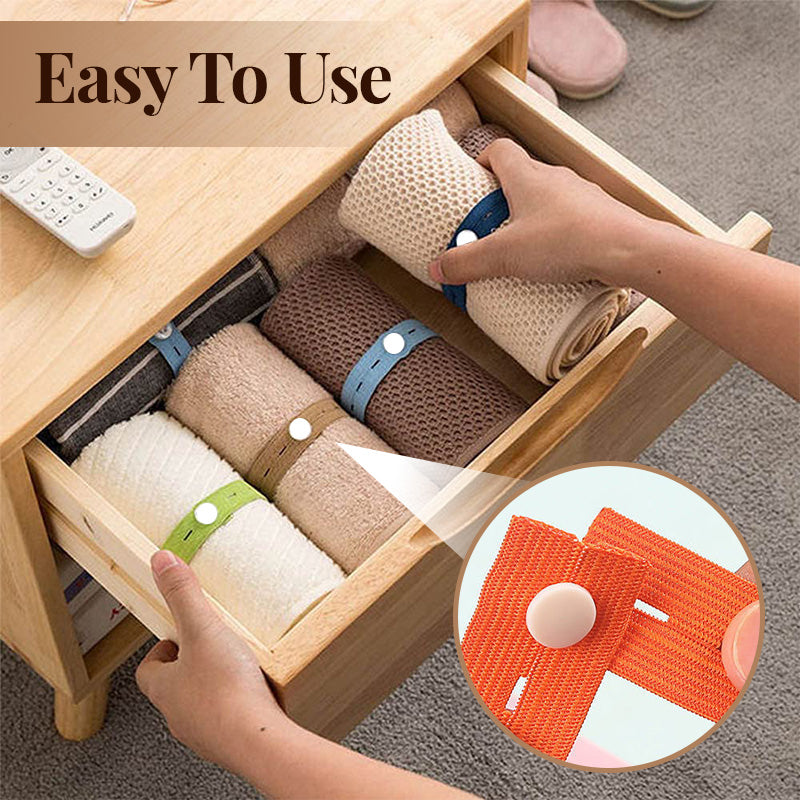 Arenzza bed sheet organizer with elastic bands, designed to keep bed linens neat and secure in the houseware and kitchen category.