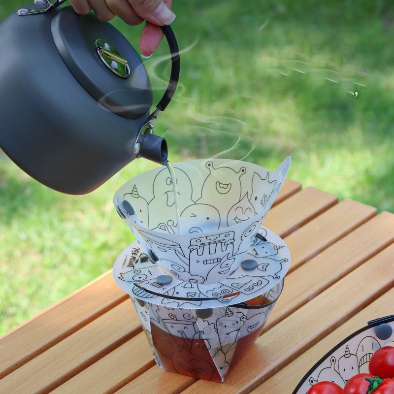 Arenzza portable lightweight outdoor folding PP utensils set with fork, knife, and spoon for camping and travel.