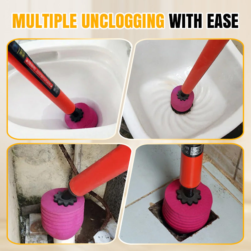 Arenzza household high-pressure toilet unblocker tool for instant clog removal, no chemicals, and mess-free bathroom maintenance.