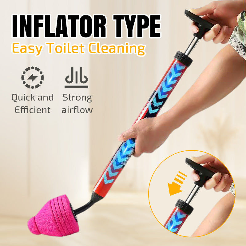 Arenzza high-pressure toilet unblocker tool for household use, designed for instant clog removal without chemicals or mess.