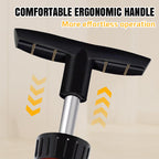 Arenzza household high-pressure toilet unblocker tool with a sleek design, used for instant clog removal without chemicals.