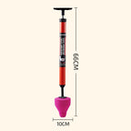 Arenzza high-pressure toilet unblocker tool for instant clog removal in bathroom, no chemicals or mess, household kitchen essential