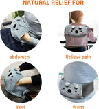 Arenzza plush hot water bottle belt for refilling, soft fabric cover with a flexible strap designed for household use and comfort.